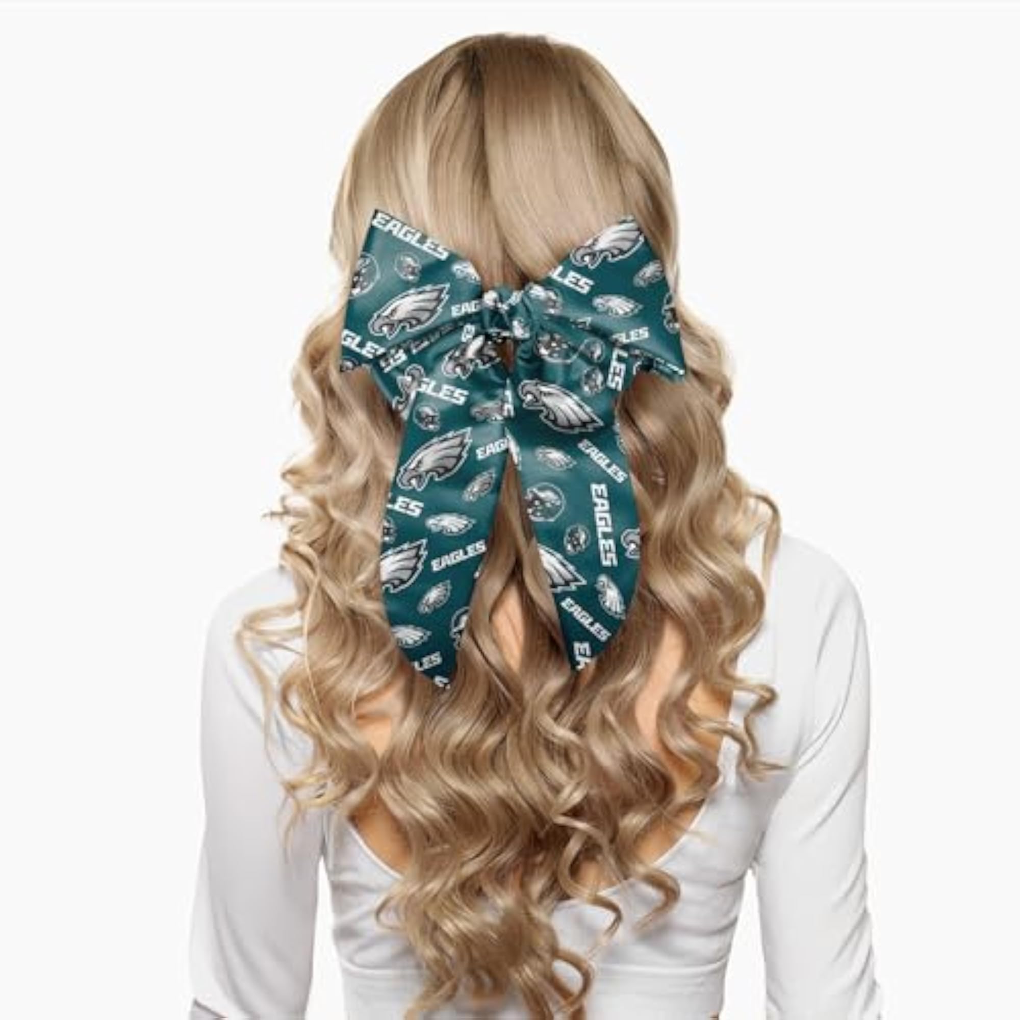 NFL Philadelphia Eagles Big Bow Hair Clip